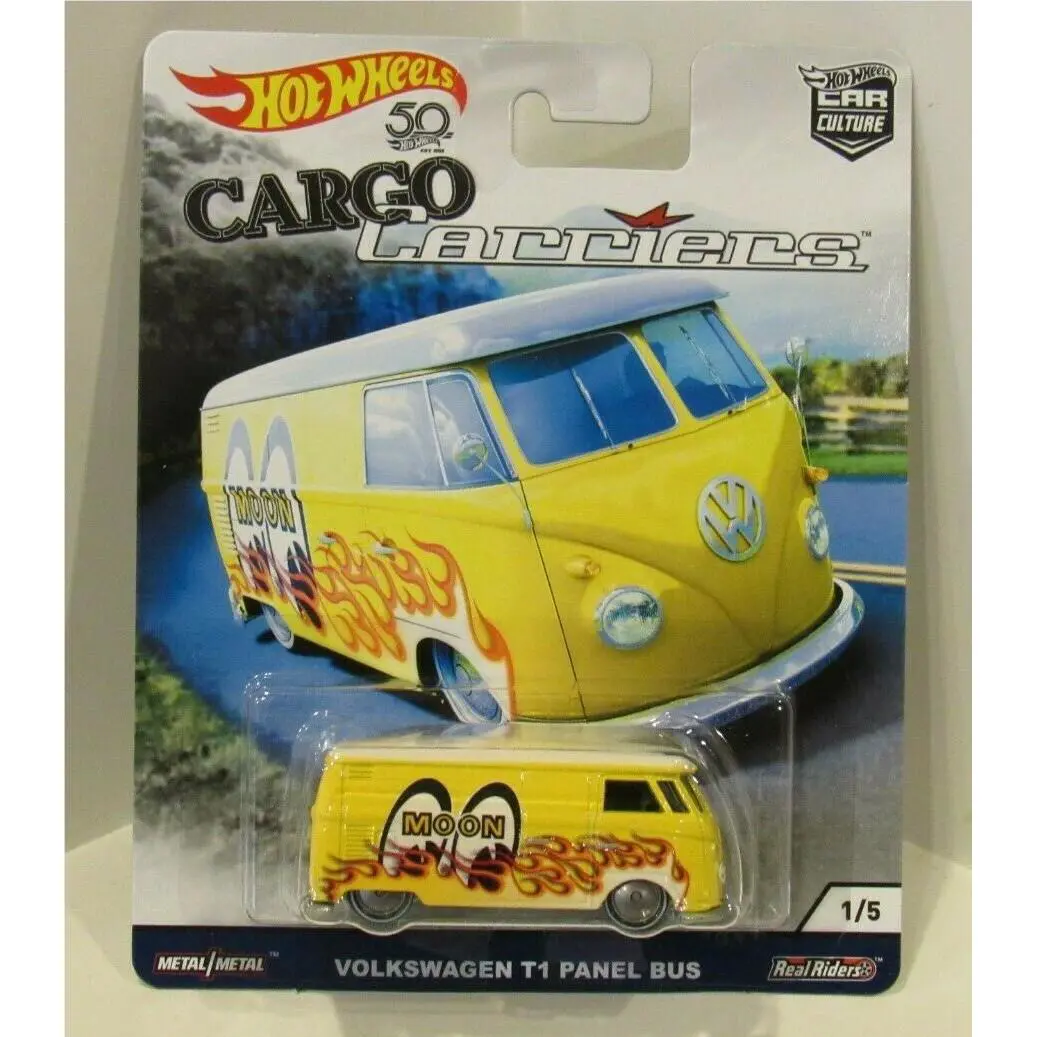 Hot Wheels 2018 Car Culture Cargo Carriers Volkswagen T1 Panel Bus VW RR 1/5
