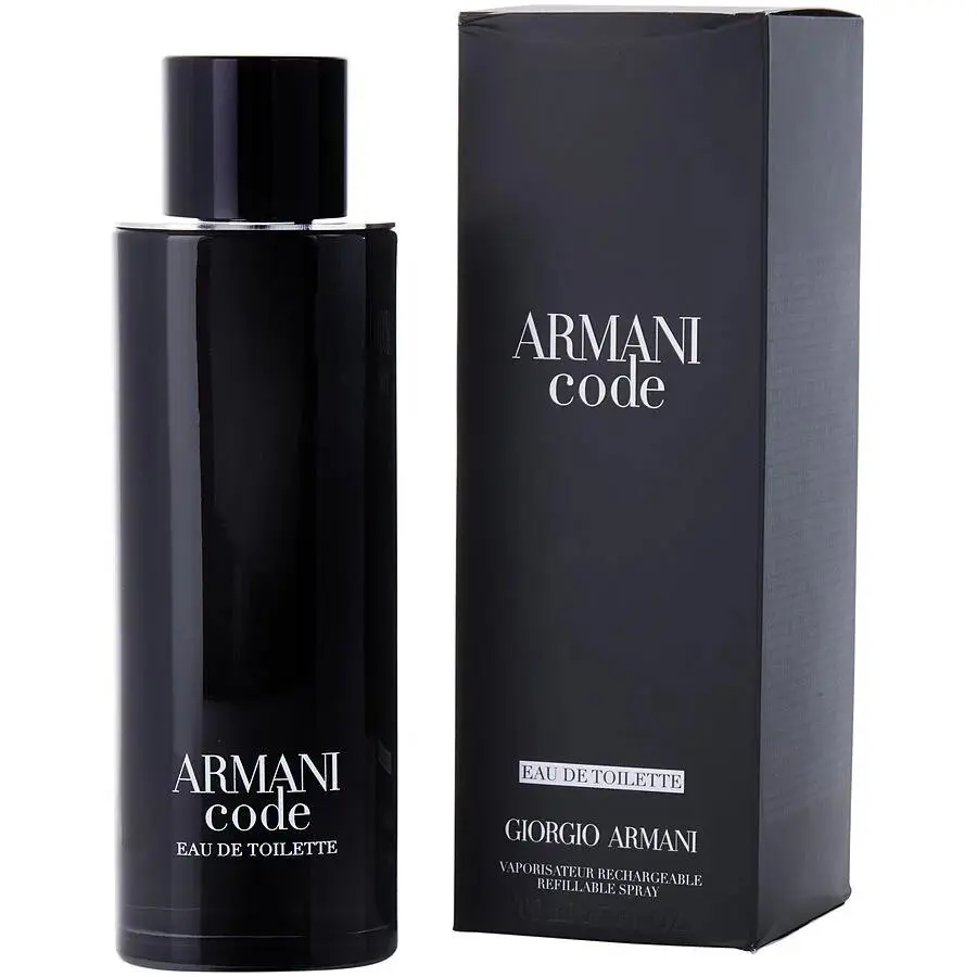Armani Code Pour Homme 6.7 oz / 200 ml Edt Refillable Spray For Men