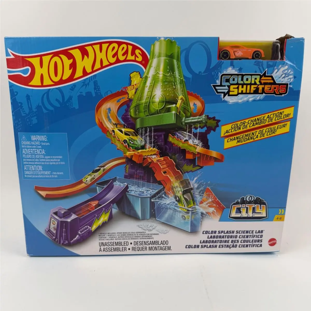 Bran Color Shifters Color Splash Science Lab Playset Hot Wheels