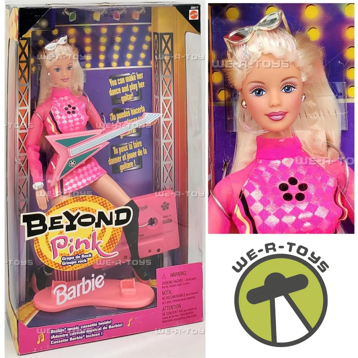 Beyond Pink Barbie Doll with Cassette Tape 1998 Mattel 20017