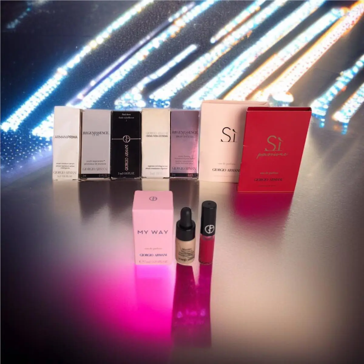 Giorgio Armani My Way Miniature 0.24 fl oz Perfume and Beauty Sample Collection