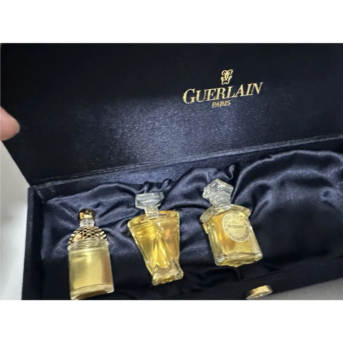 Vintage Guerlain Mini Set Edp Pamplelune Champs Mitsouko