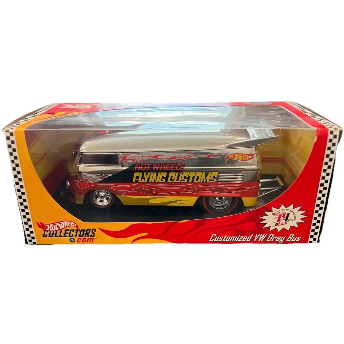 Hot Wheels Collectors Rlc Customized VW Drag Bus Flying Customs 1:18 3181/5000