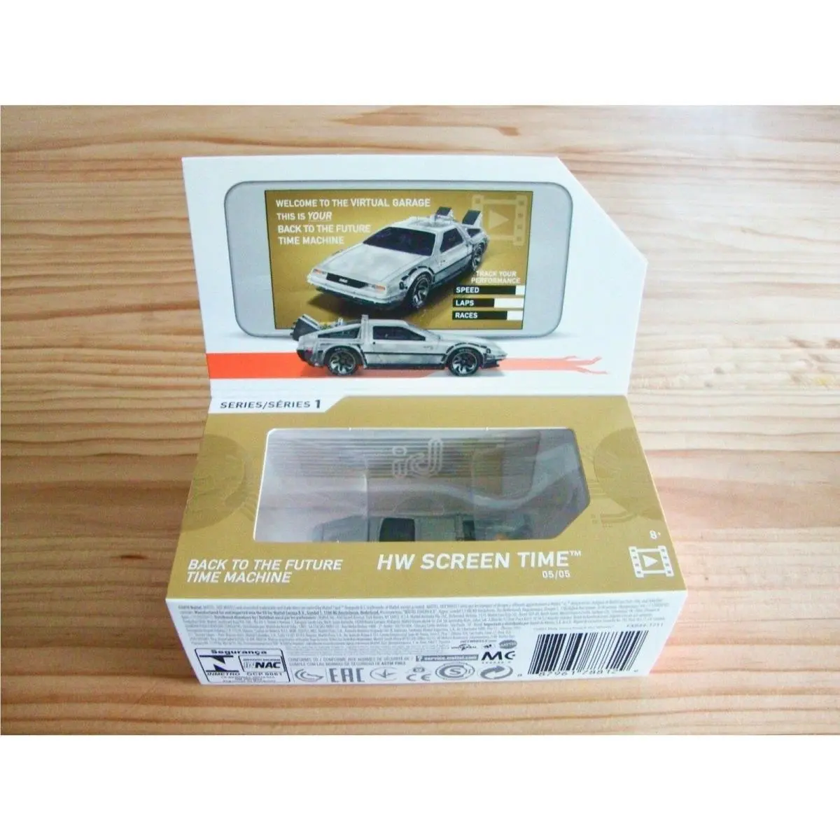 Hot Wheels ID Delorean Back to The Future FXB44-T711 Time Machine Car