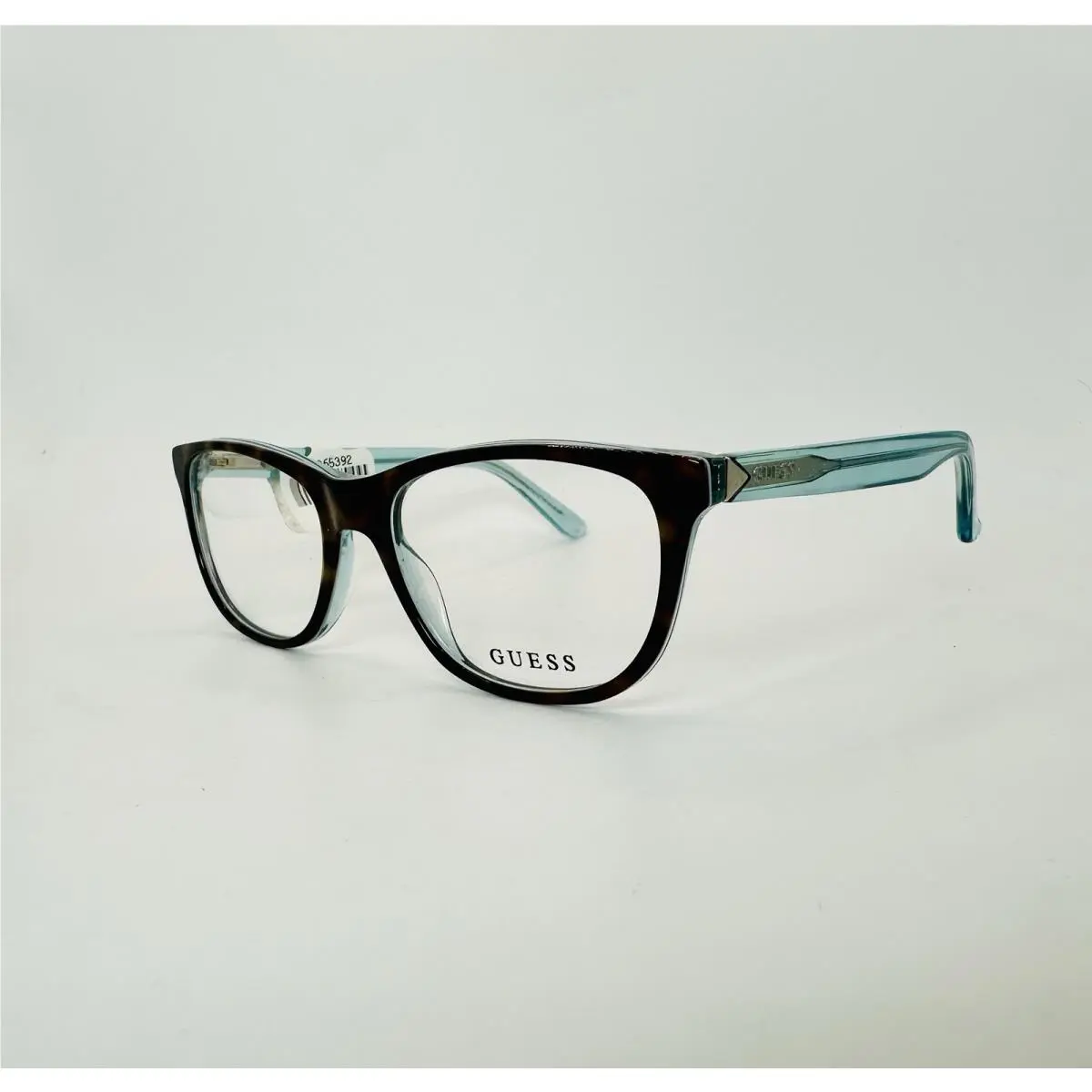 Guess GU2585 056 Tortoise Green Eyeglasses with Flex Hinges