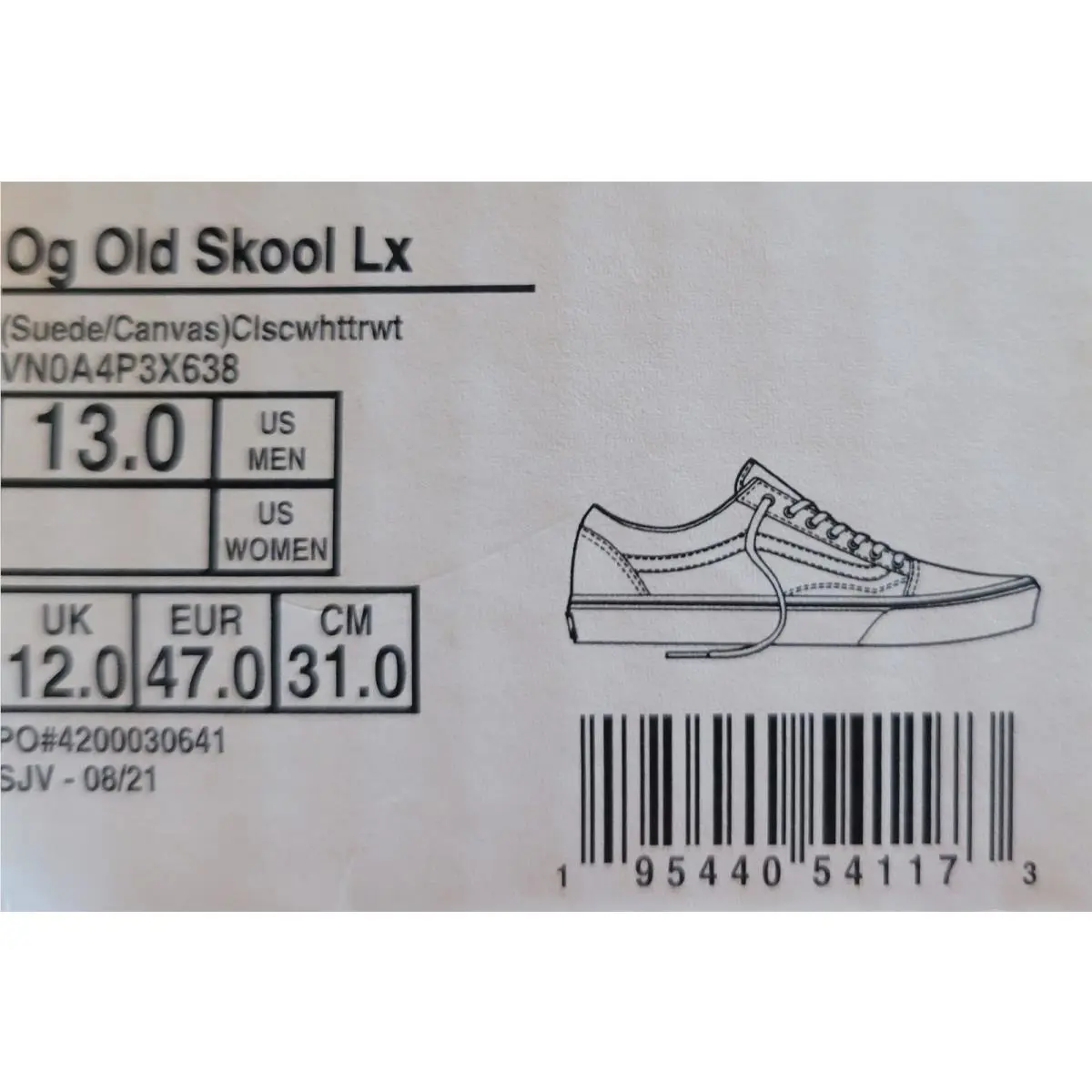 Vans shoes - VANS Old Skool - Old Skool - VN0A4P3X638 - Ivory 5