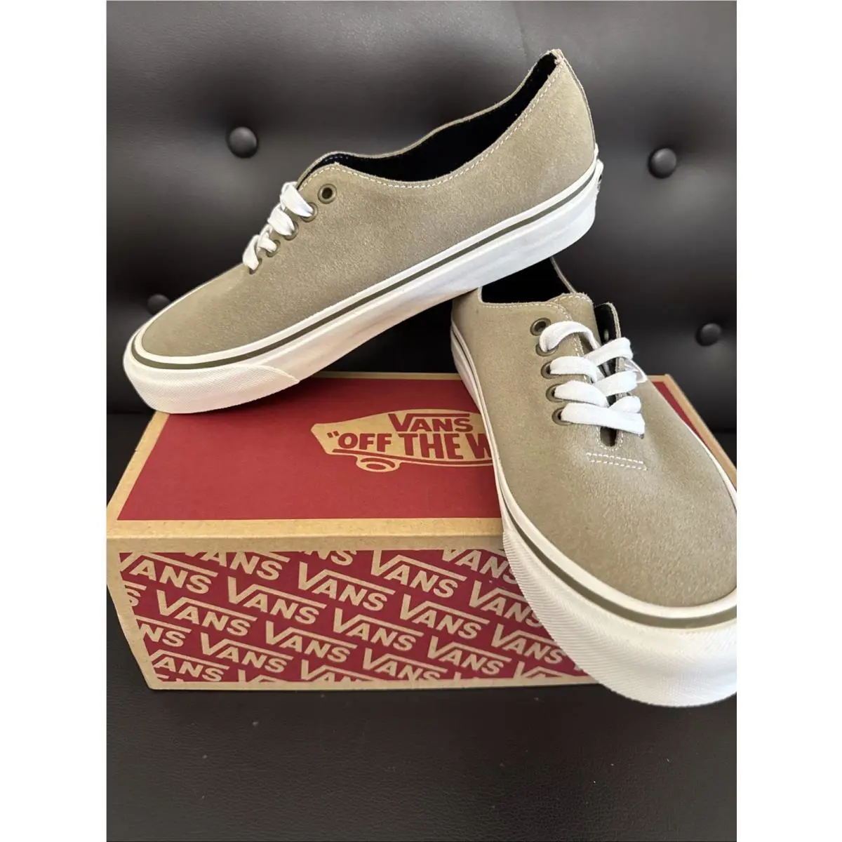 Vans shoes - VANS Suede - Suede - Beige (UPC: 0196571185182) 2