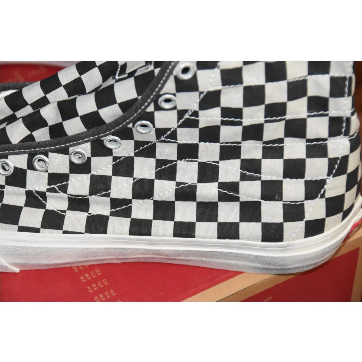Vans shoes - Vans Sk8-Hi - black/check 8