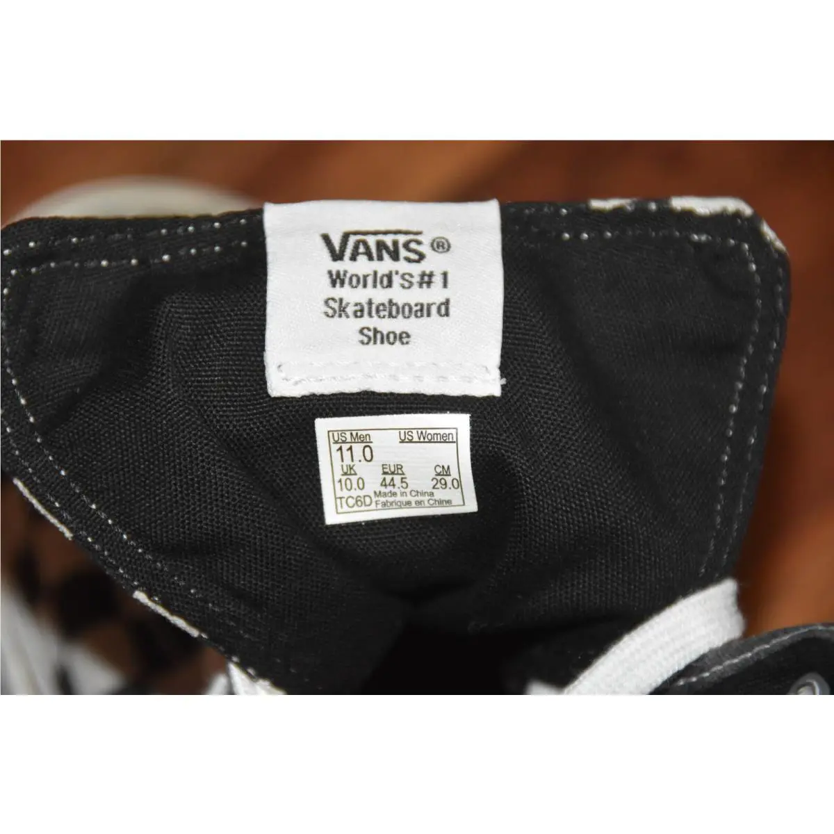 Vans shoes - Vans Sk8-Hi - black/check 5