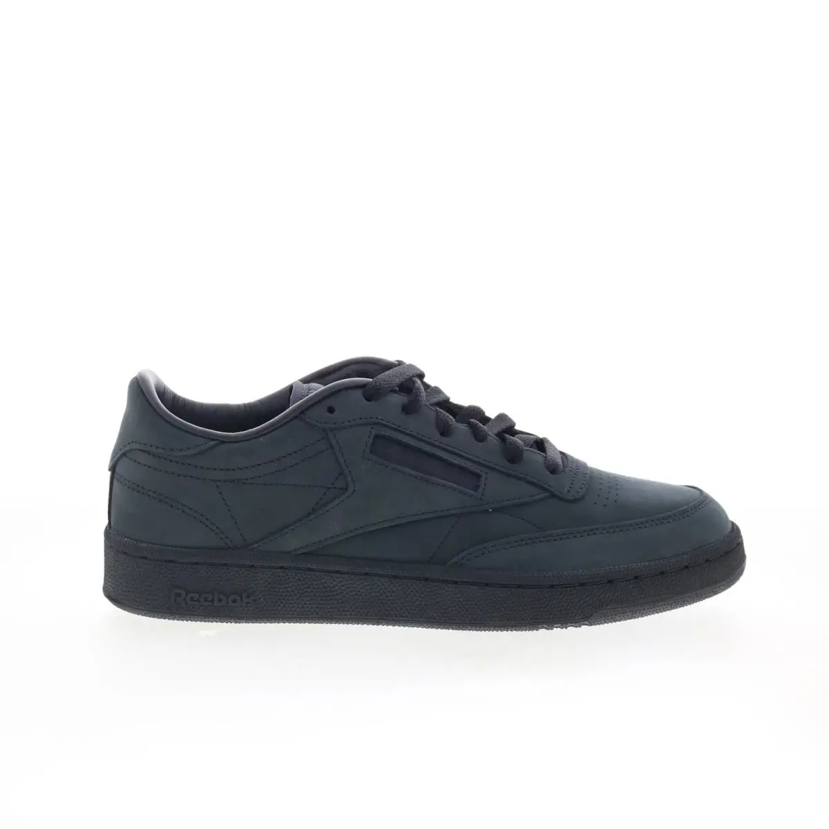 Reebok Club C 85 Jjjjound Mens Black Nubuck Lace Up Lifestyle Sneakers Shoes