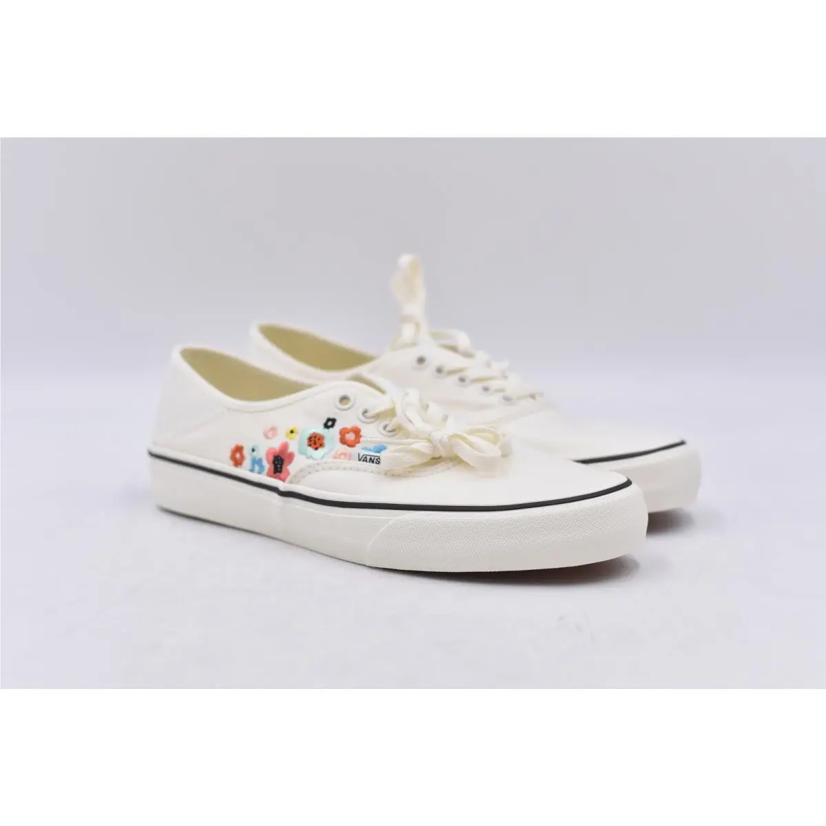 Women`s Vans Vr3 Lace Up Sneakers Groovy Floral Flower White 5
