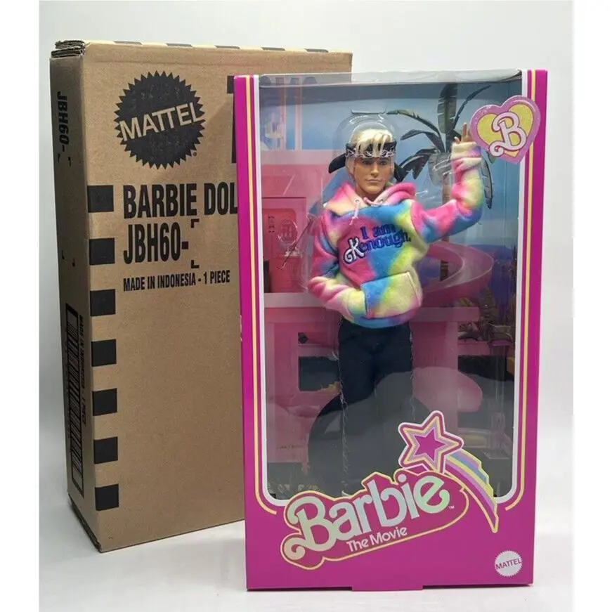 Mattel Barbie The Movie Ken Doll I Am Kenough Hoodie Doll with Mattel Box
