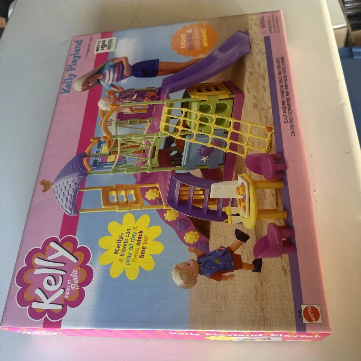 Vintage 2001 Kelly Sister Of Barbie Playland Play-set 88704 Nrfb Rare Miniatures