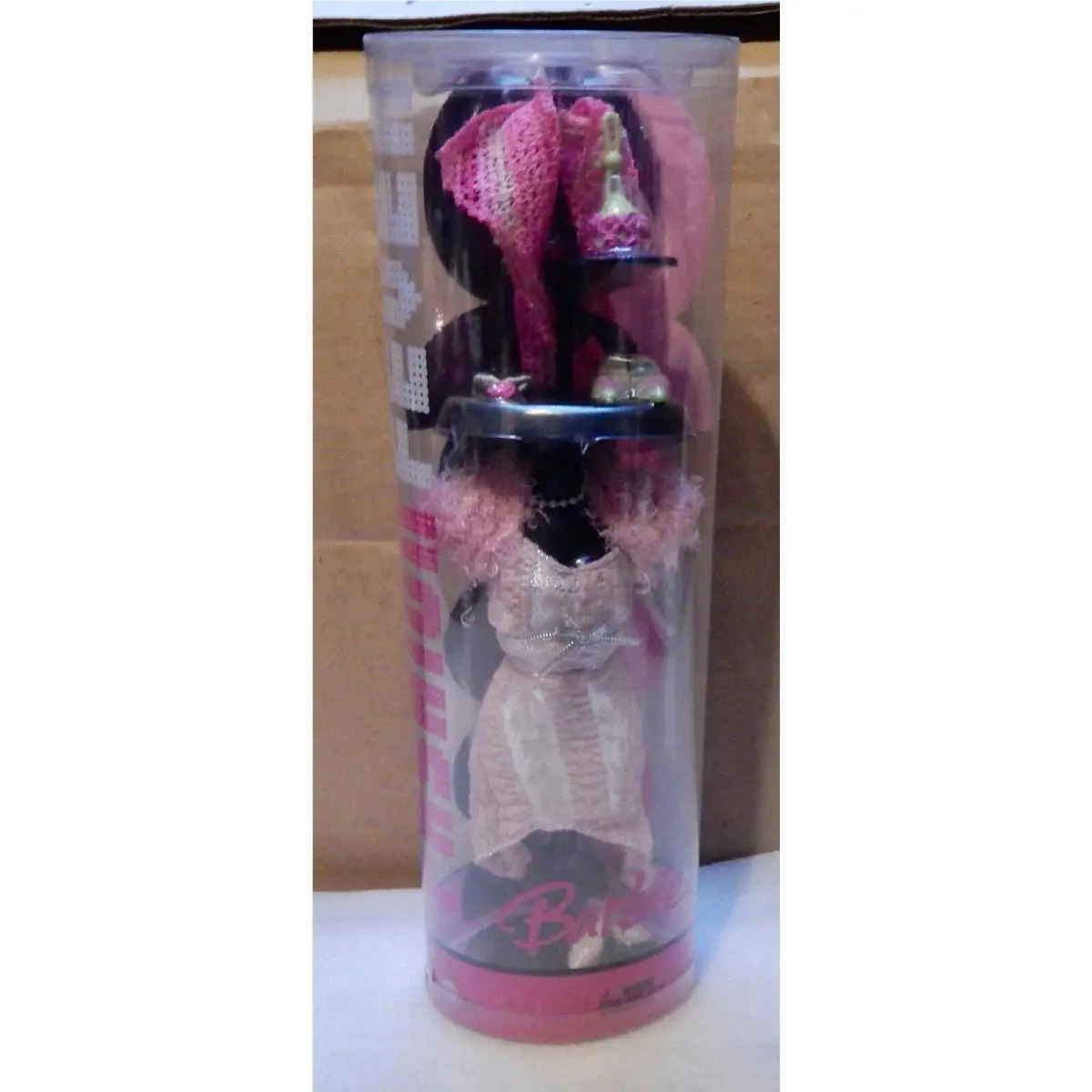 2006 Barbie Fashion Fever Tube Outfit J0859/K0898 Pink Dress Extras 5F