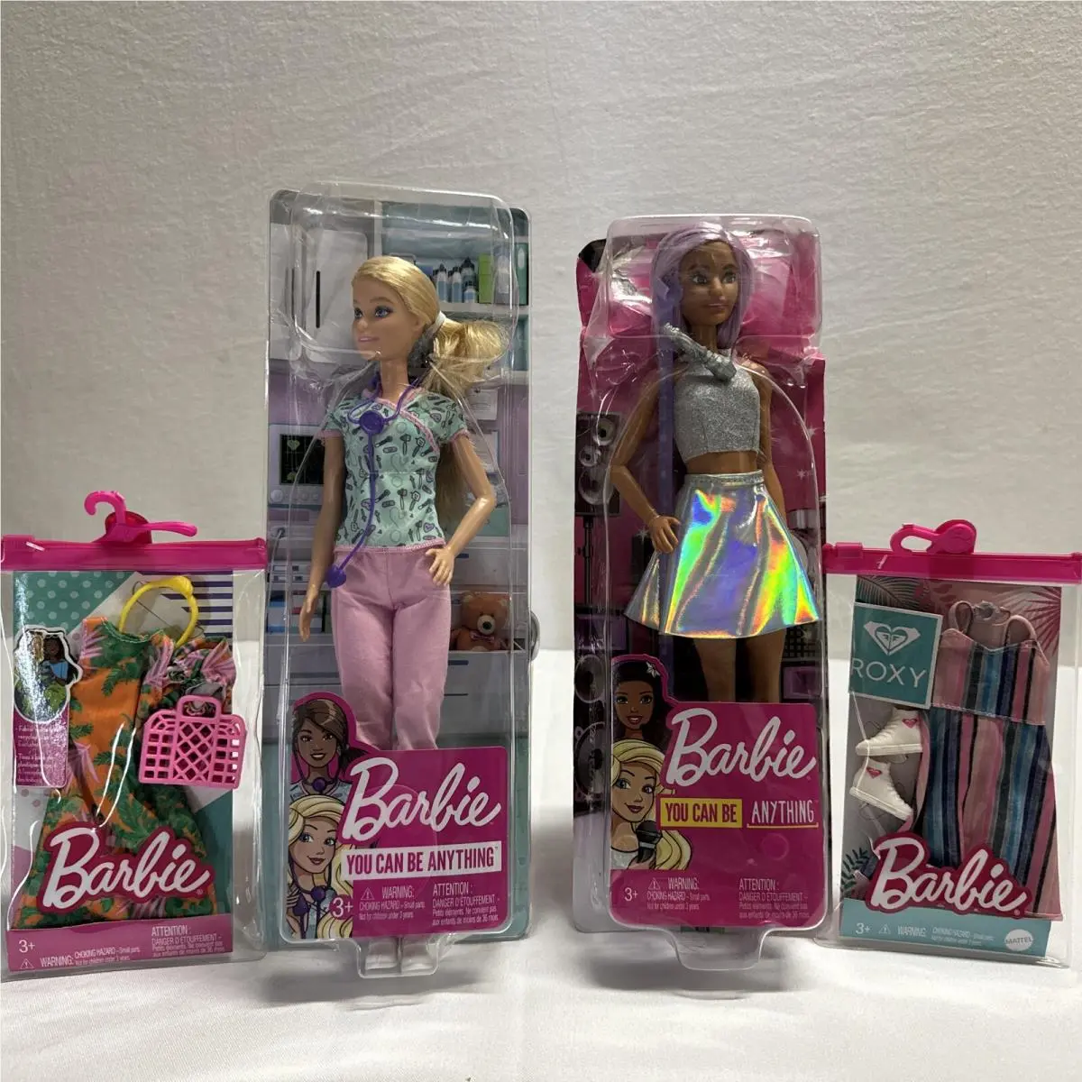 Barbie Mattel You Can BE Anything Nurse Career Doll with Stethoscope-lot-distres