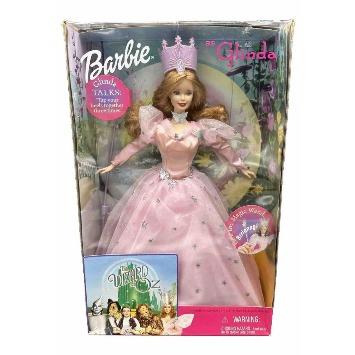 Mattel Barbie as Glinda The Good Witch Wizard of Oz Doll 90s Vintage