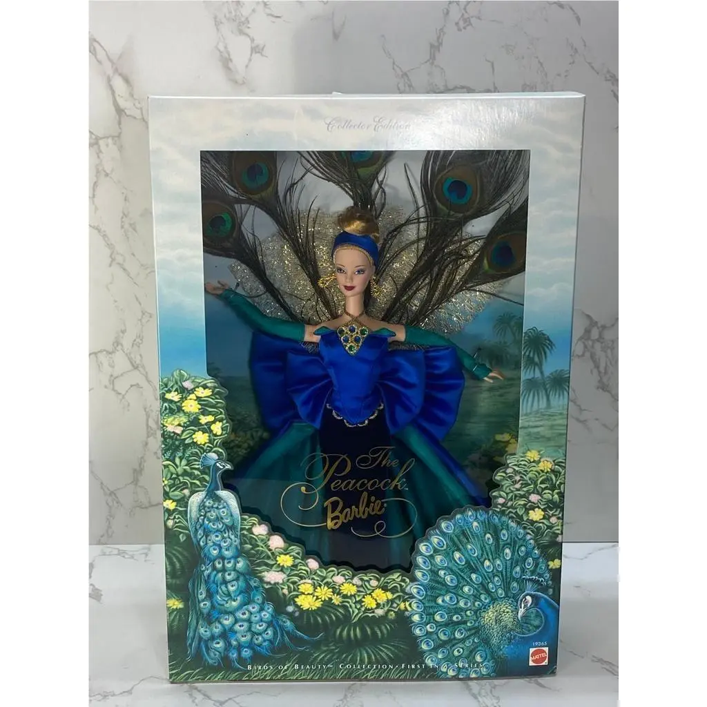 Barbie The Peacock 1998 Mattel 19365 Birds of Beauty Coll 1st In A Series