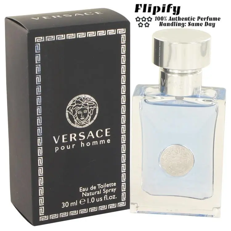 Versace Pour Homme by Versace Edt Spray For Men 3.4 oz 6.7 oz 1.7 oz 1 0.17 oz