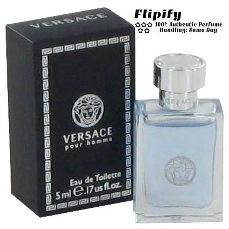 Pour Homme by  Edt Spray For Men 3.4 oz 6.7 oz 1.7 oz 1 0.17 oz 0.17 oz Mini EDT by Versace
