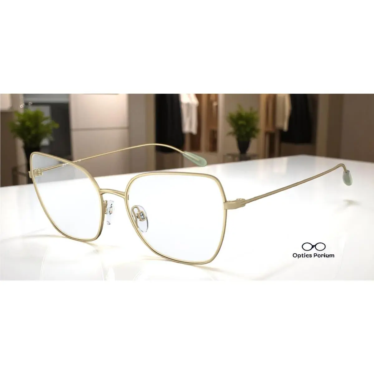 Emporio Armani EA1111 3002 Matte Pale Gold Demo Lens 54 mm Women`s Eyeglasses