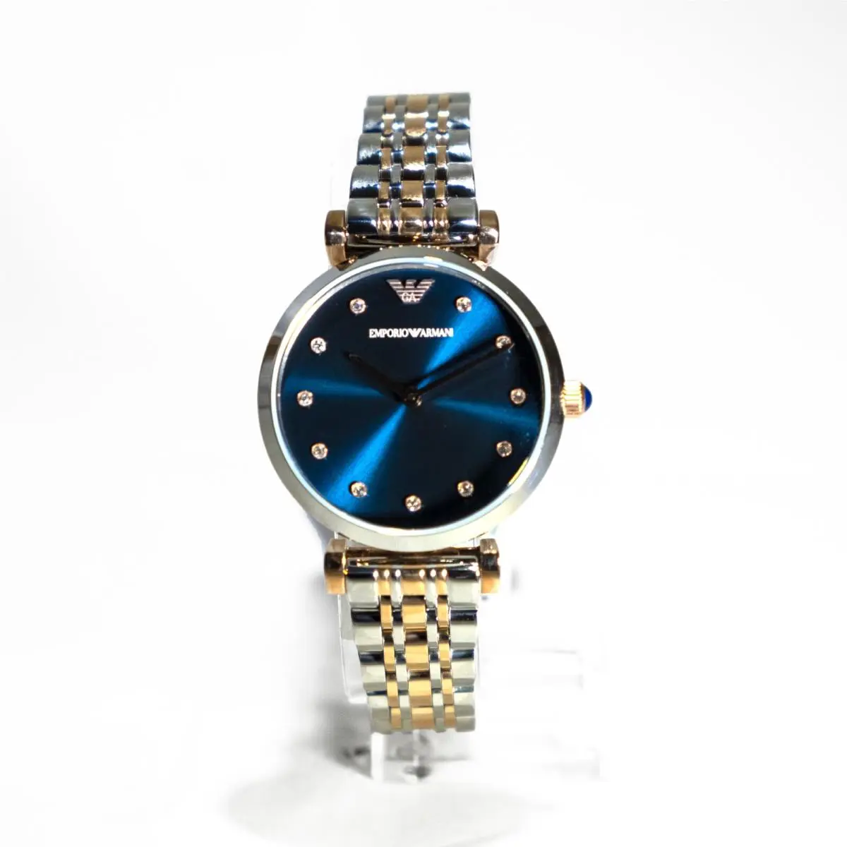 Ladies AR11092 Two-tone Blue-dial 32mm Emporio Armani