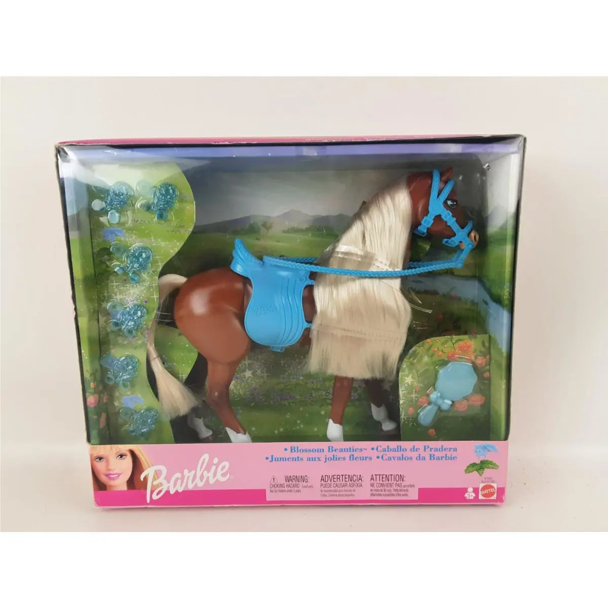 Barbie Blossom Beauties Horse Doll W/ Accs. 2002 Mattel 67022 Nrfb