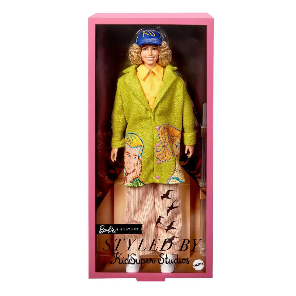 Barbie Signature Ken Styled BY Kidsuper Doll HRM25 Gold Label Posable Blonde