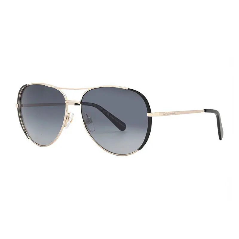 Marc Jacobs Marc 686/S 0RHL 9O Gold/black/dark Grey Gradient 59-14-140 - Frame: Gold/Black, Lens: Dark Grey Gradient, code: 0RHL9O