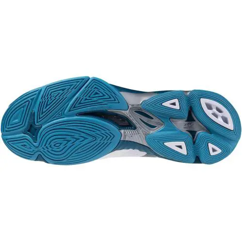 Mizuno shoes - White-moroccan Blue 0