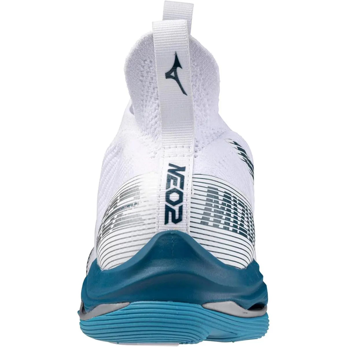 Mizuno shoes - White-moroccan Blue 3