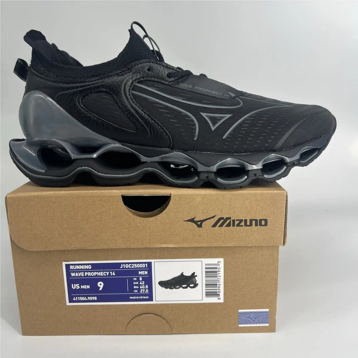 Mizuno Wave Prophecy 14 -j1gc250001 Size 9 Usa Men’s Uk8 Euro42 Blk More Sizes