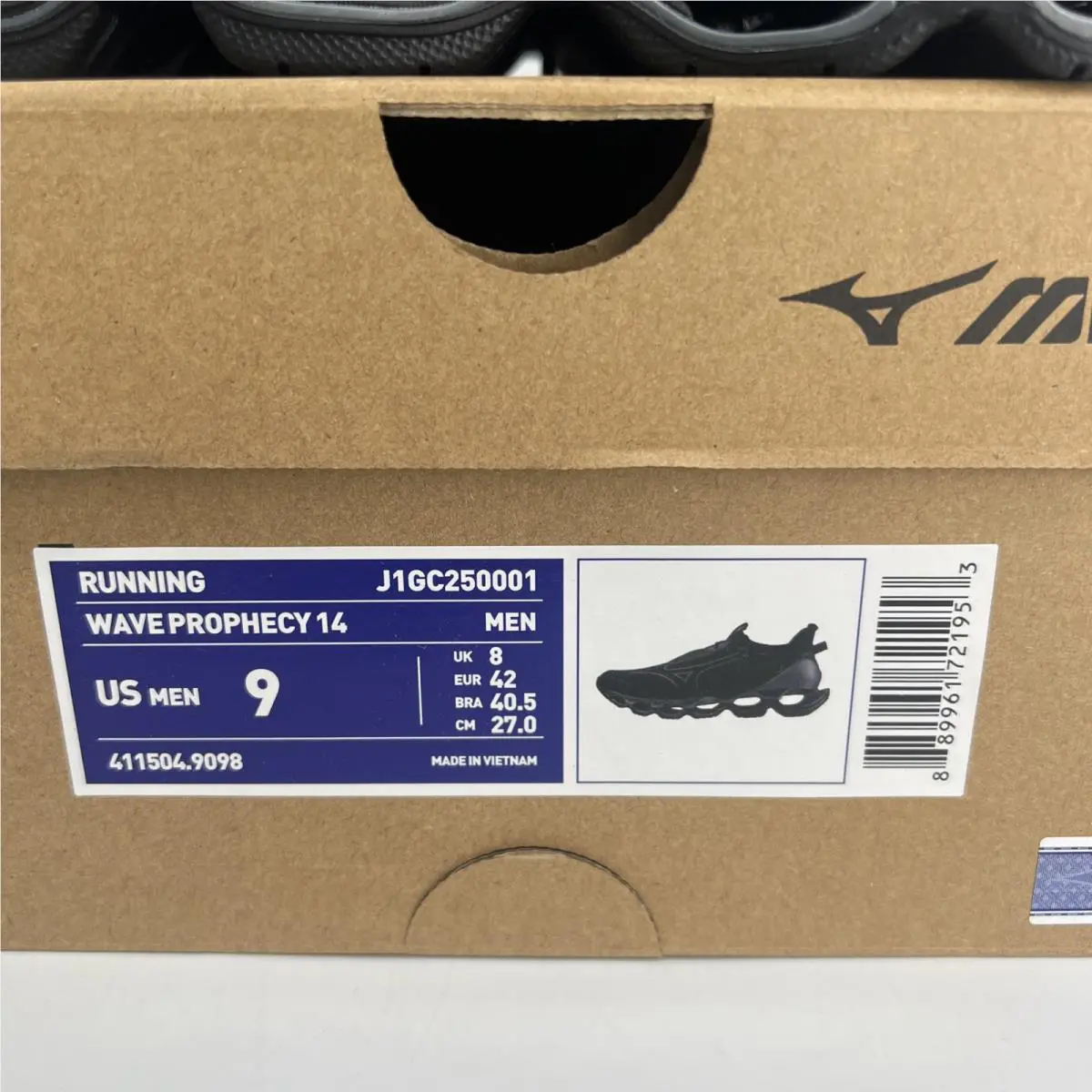 Mizuno shoes - Wave Prophecy 14 - Wave Prophecy - j1gc250001 - Black 0