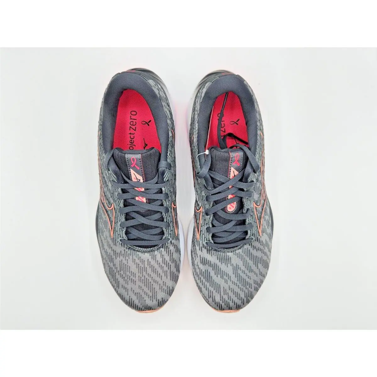 Mizuno shoes - Mizuno Wave Rider 26 - Wave Rider - Ultimate Grey/Peach Bud (UPC: 889961564215) 5