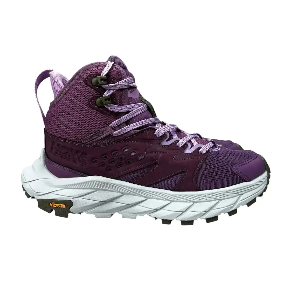 Hoka Anacapa Mid Breeze Purple Hiking Boots Women`s Sizes 6 - 9 B