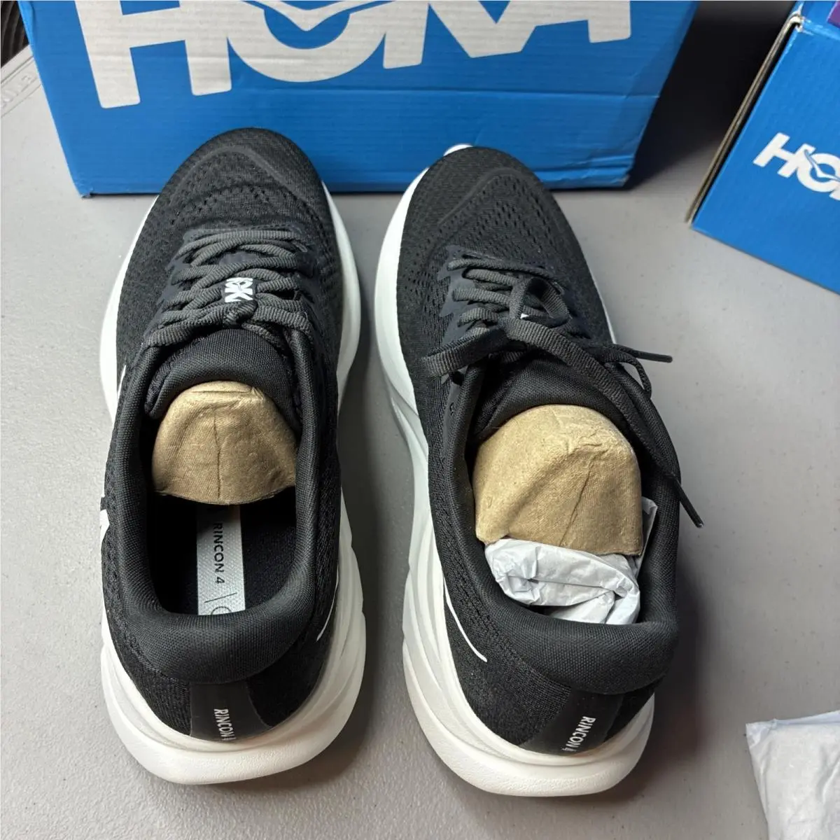 Hoka shoes - Hoka One One HOKA Rincon 4 - 1155131-BWHT - Black 2