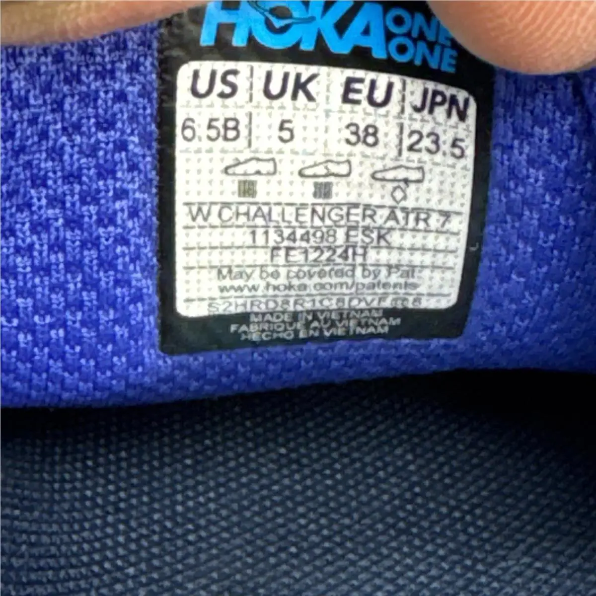 Hoka shoes - Hoka One One Challenger ATR 7 - 1134498 - Purple (UPC: 196565563224) 11