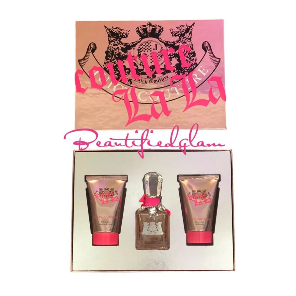 Couture LA LA  Edp Women 1.7oz/50ml 3 pc Gift Set BN by Juicy Couture