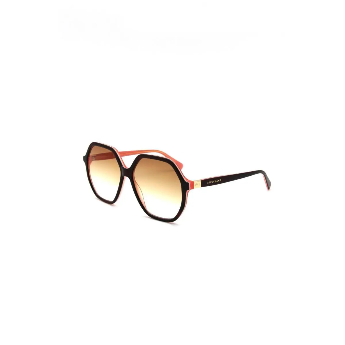 Longchamp LO-707S 208 Havana on Rose Sunglasses with Beige Gradient Lenses - Frame: Havana on Rose, Lens: Beige