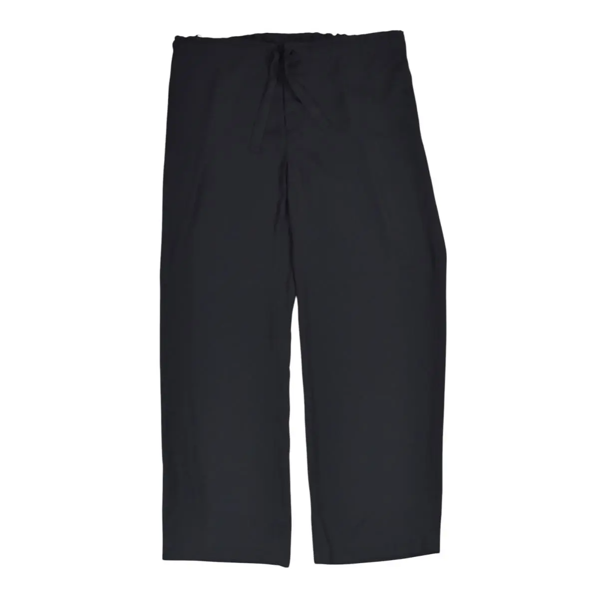 Ralph Lauren Purple Label Black Oversized Wide Leg Silk Pants 2