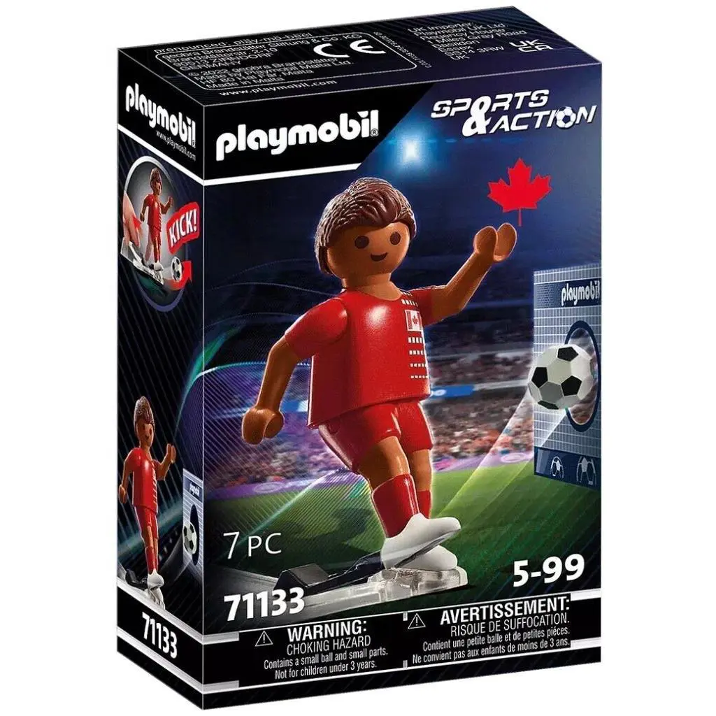 Playmobil 71133 Sports Action: Soccer Player - Canada