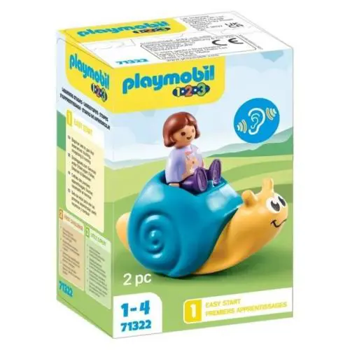 Playmobil 71322 1.2.3 Rocking Snail with Rattle