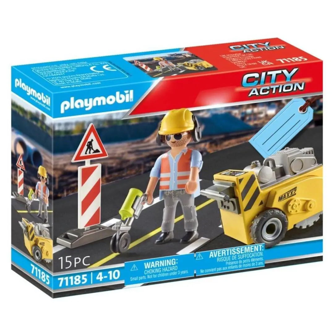 Playmobil 71185 City Action: Construction Worker Gift Set
