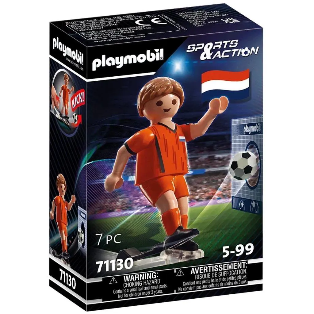 Playmobil 71130 Sports Action: Soccer Player - Netherlands