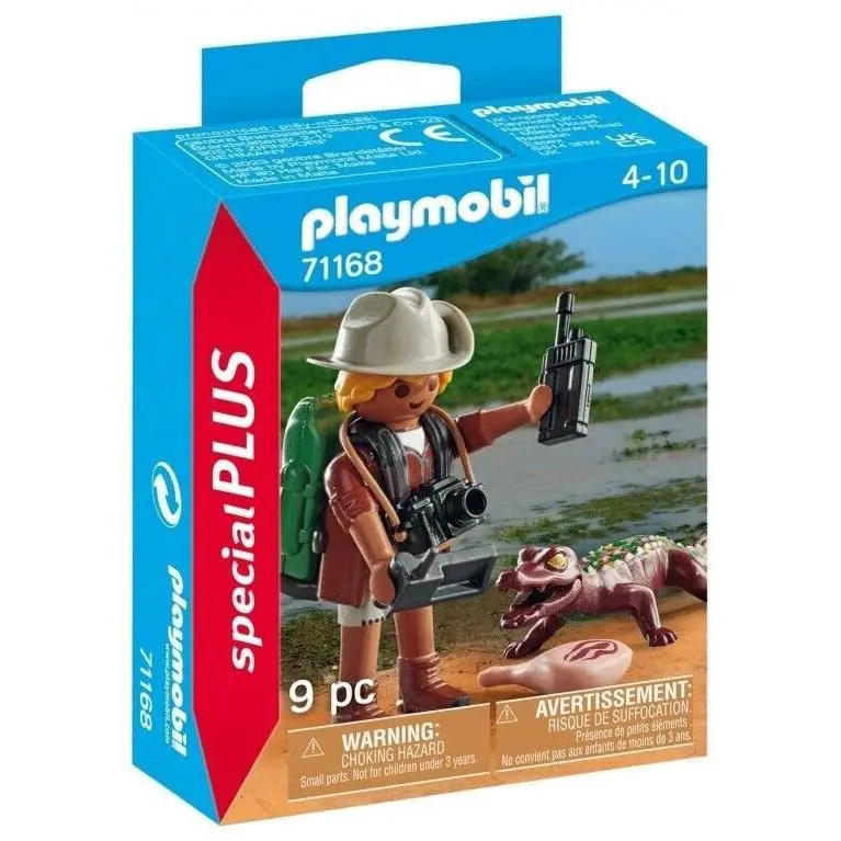 Playmobil Special 71168 Researcher w/ Young Caiman