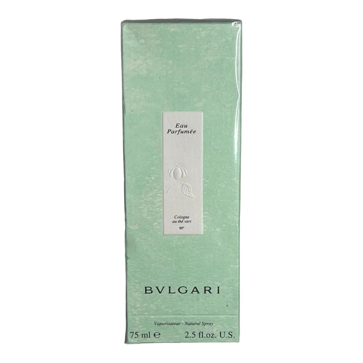 Vintage Bvlgari Eau Parfumée Cologne au Thé Vert 75 ml 2.5 oz Nos Italy