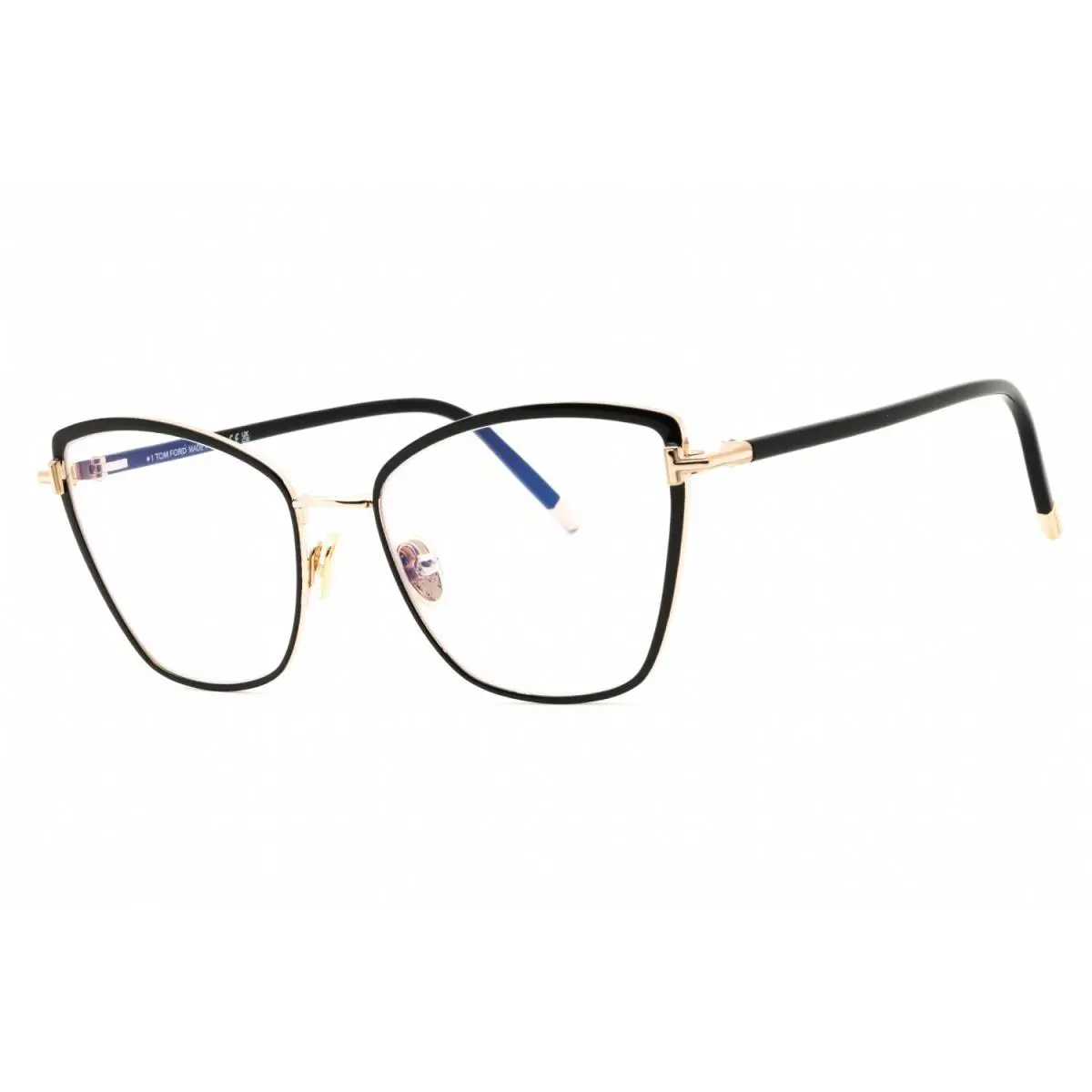 Tom Ford FT5740-B 001 Eyeglasses Shiny Black Clear Frame 54mm