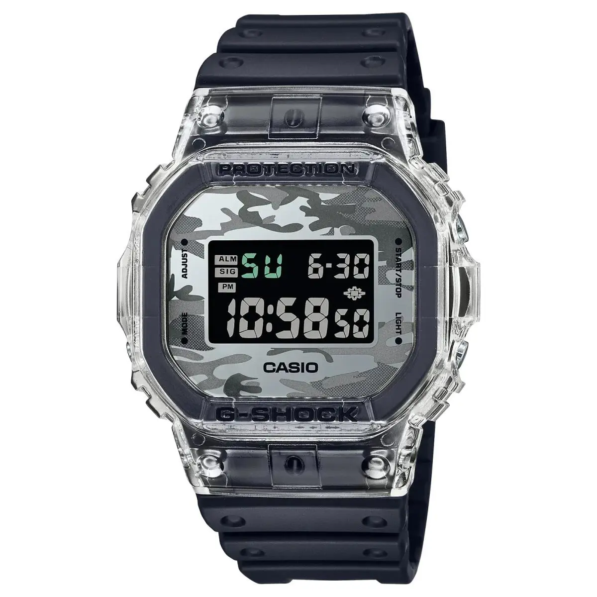 G-shock Watch Camouflage Skeleton Series DW-5600SKC-1JF Men`s by Casio