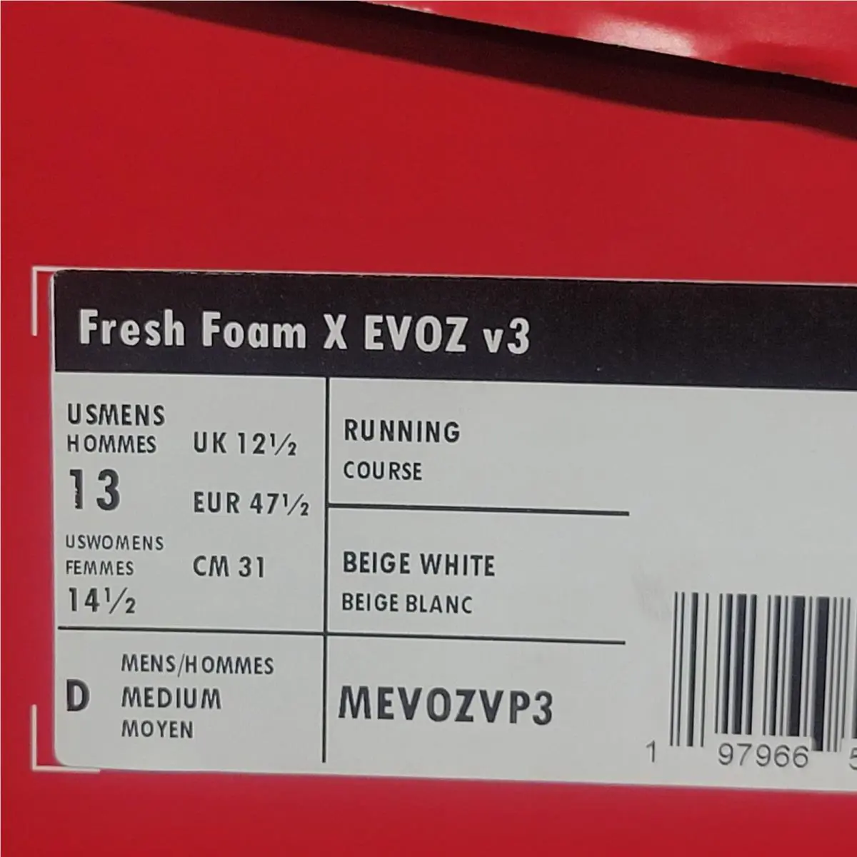 New Balance shoes - New Balance Fresh Foam X EVOZ - MEVOZLK3 - Black 0