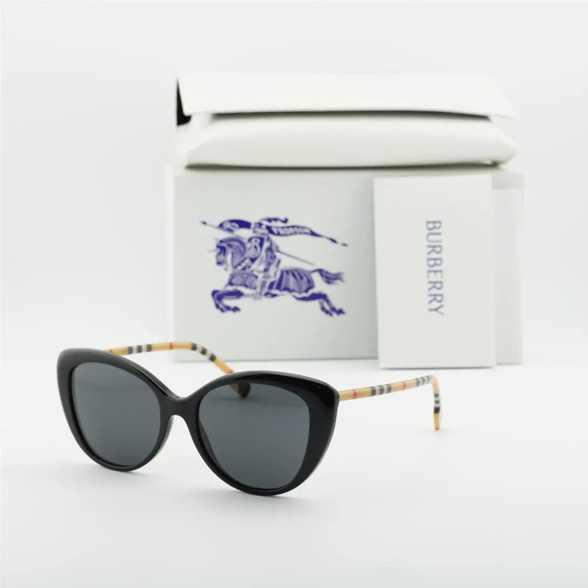 BE4407 385387 Black/dark Grey 54-17-140 Sunglasses by Burberry