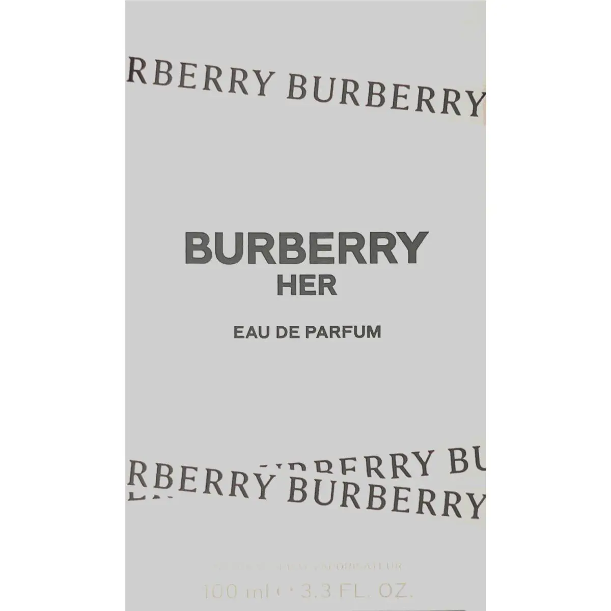 Burberry Her Eau De Parfum Spray For Women 3.3 Oz / 100 ml Item